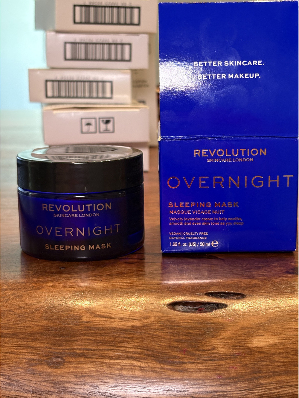 Revolution Overnight sleeping mask. Large Bottle. NEW!